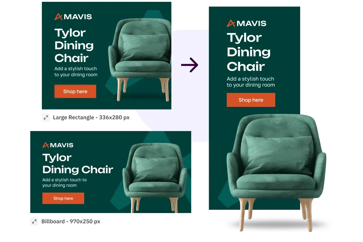 Create mobile ads in no time